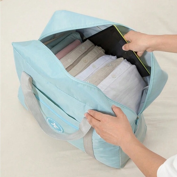 NEW Blue Aircraft Duffel/Carry-On Bag – Large Capacity, Travel-Ready - Picture 3 of 6